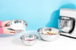 Bowl MagicHome, stainless steel, 18-22-26 cm, set of 3 pcs