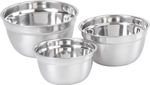 Tálka MagicHome, rozsdamentes acél, fedéllel, 14-16-18 cm, 3 db-os készlet