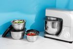 Bowl MagicHome, stainless steel, with lid, 14-16-18 cm, set of 3 pcs