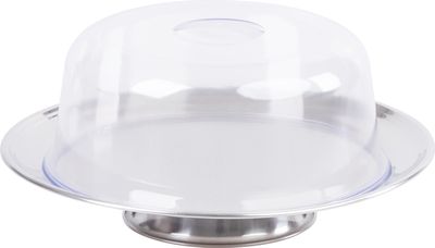 Box MagicHome, tortatálca, rozsdamentes, átlátszó fedél, 31 cm