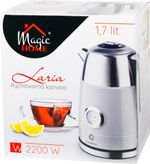 Vízforraló MagicHome Laria, 1850-2200 W, 230 V, 50 Hz, 1700 ml, gyorsforraló, hőmérővel