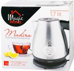Electric Kettle MagicHome Madira, 1850-2200 W, 230 V, 50 Hz, 1700 ml, rapid boil, with thermometer