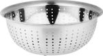 Strainer MagicHome, 26.5 cm, with bowl, round holes, stainless steel