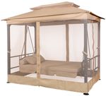 Hinta ALIPASCHA LUX, max. 250 kg, 257x174x235 cm, kihajtható ülés, szúnyoghálóval