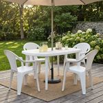 Table Curver® ELISE, white, plastic