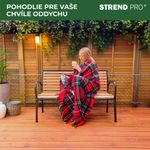 <p>Garden bench KIMBRA, 120x82x41cm, steel/plastic</p>