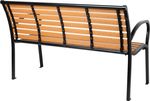 Bench KIMBRA, garden, 120x41x82 cm, steel/plastic