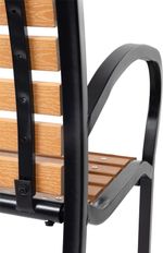 <p>Garden bench KIMBRA, 120x82x41cm, steel/plastic</p>