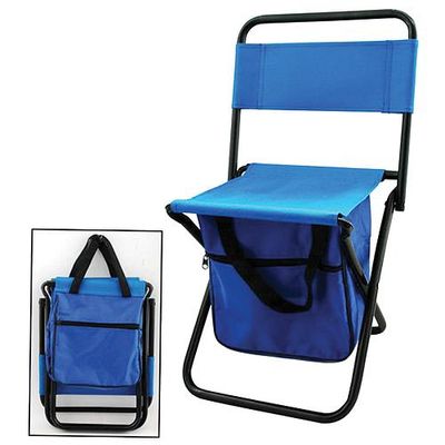 Chair Strend Pro CC4101, folding, blue, camping, fishing, with storage space 20x25x47 cm