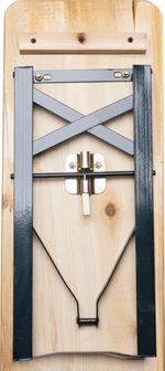 Beer set DORTMUND Max3 Slim, table 220x50x76.5 cm, 2x bench 220x25x46.5 cm, wood 27 mm