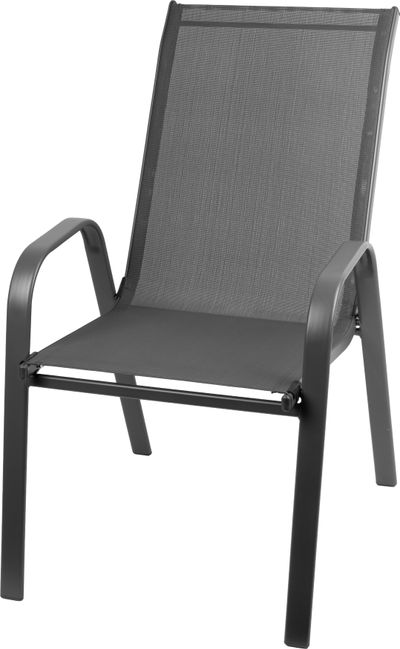Chair LEQ KAREN, grey, patio, 56x68x93 cm