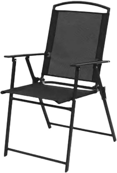Chair MANINI, black, garden, folding, 58x63x93 cm
