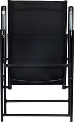 Chair MININI, black, garden, reclining, 56x71x106 cm