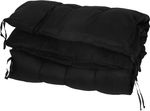 Lounger POHO, black, adjustable, 65x160x110 cm