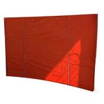 Side Wall MONTGOMERY, red, for tent 300x300mm