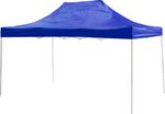 Tent FESTIVAL 30, 3x3 m, blue, professional, UV resistant tarp, without side wall