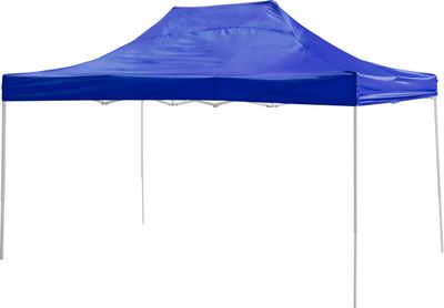FESTIVAL 30 kerti sátor, 3 x 3 m, kék, profi, UV ellenálló ponyva, oldalfalak nélkül