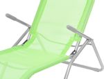 Lounger JAMAICA, green, 140x60x96 cm