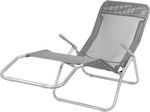 <p>Lounger JAMAICA, 140x60x96 cm, gray</p>