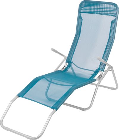 <p>Lounger JAMAICA, 140x60x96 cm, blue</p>