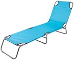 Lounger PANAMA, blue, 188x55x27 cm
