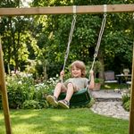 Swing LEQ ABELLA, green, 43x17x8.5 cm, children's, plastic