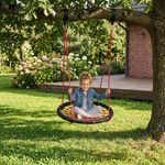 Swing LEQ ARACHNE, children's, garden, round, swing ring, 95 cm, nest swing
