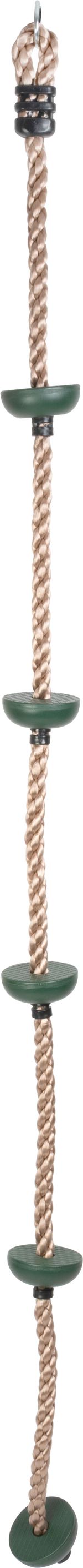Kötél LEQ LUIX, 2 m, műanyag, akasztós fogantyúkkal, mászáshoz, 26 mm