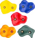 Climbing Hold LEQ HARUKI, for climbing, plastic, pack of 5 pcs, colored