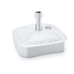 Stand MPKR, white, 390x390 mm, PVC, for garden parasol/umbrella 20-26 mm