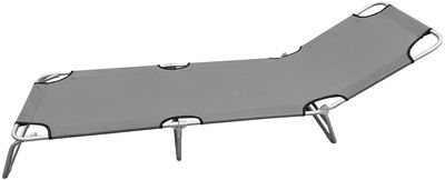 <p>Lounger PANAMA, gray, 188x55x27 cm</p>