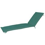 Mat LEQ LANGELAND, green, for sun lounger