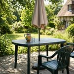 Table Curver® ELISE, green, plastic