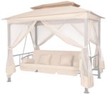 Canopy ALIPASCHA Lux, for garden swing, top, part 13, 154x62 cm