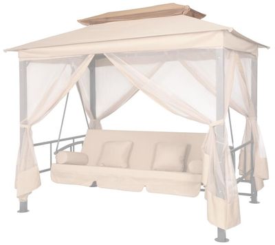 Tető ALIPASCHA Lux, kerti hintához, felső, 13. rész, 154x62 cm