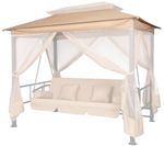 Canopy ALIPASCHA Lux, for garden swing, perimeter, part 14, 272x165 cm