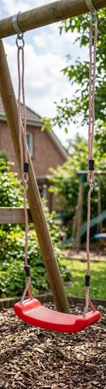 Swing LEQ ABELLA, red, 43x17x8.5 cm, children's, plastic