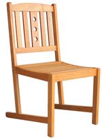 Chair LEQ KULBY, 46x58x95 cm, wooden, patio