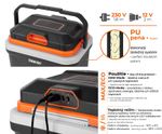 Car Cooler Strend Pro, 2in1, 24 lit, 230V/12V, PUR insulation