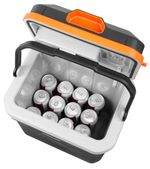 Strend Pro autóhűtő, 2 az 1-ben, 24 lit, 230 V/12 V, PUR szigetelés