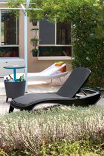 Lounger Allibert ATLANTIC, gray graphite