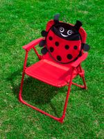 Set LEQ MELISENDA Mariquita, ladybug, parasol 105 cm, table 50 cm, 2 chairs