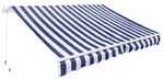 Markíza COVENTINA, 2x3 m, modro-biela, 280 g/m2