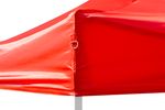 Tent FESTIVAL 60, 3x6 m, red, professional, UV resistant tarp, without side wall