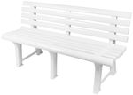 Bench ORCHIDEA White, biela, 145x74x49 cm
