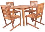 Set LEQ SKOVBY, terrace, wooden, 1 + 4