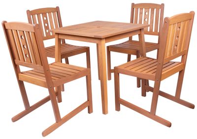 Set LEQ SKOVBY, terrace, wooden, 1 + 4