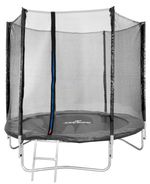 Háló Skipjump GS08, védő, külső, trambulinokhoz, PE, fekete, 244 cm