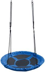 Swing, children's, garden, round, swing ring, blue, 100 cm, max. 150 kg, nest swing