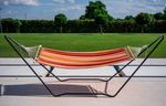 Hammock OLIVIA, swing, cotton, orange, garden, max. 200 kg, 200x150 cm